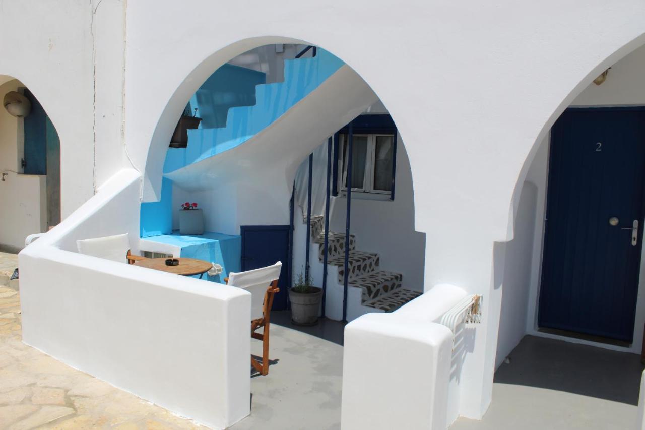 Meltemi Rooms And Studios Анафи Экстерьер фото